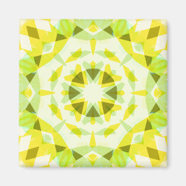Íman Bright Yellow Green Summer Star Dopamine Art
