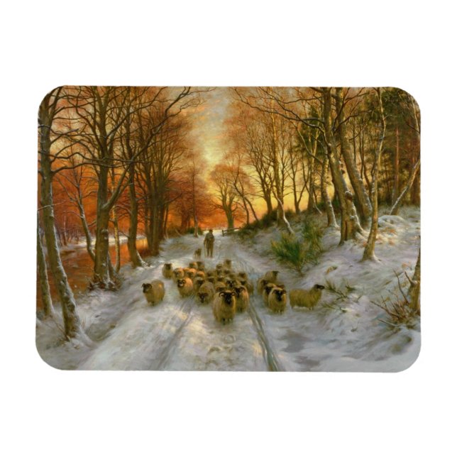 Íman Brilhado com Pontas das Horas da Noite (Horizontal)