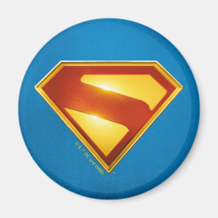 Íman Brilhante da blindagem S do Ouro Superman