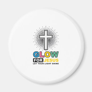Íman Brilhe Para Jesus Camisa Cristã Cruz Luz Design_