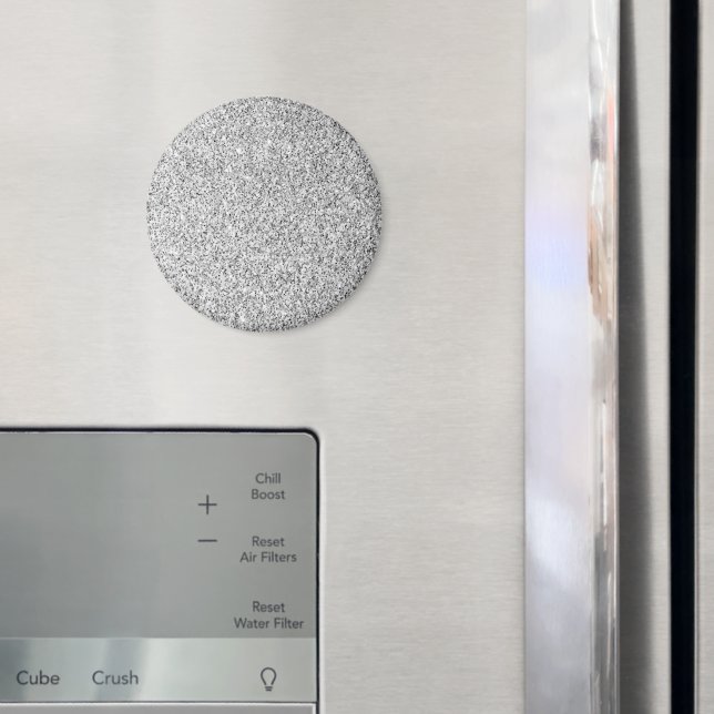 Íman Brilho de luz cinza prateado (In Situ (Fridge))