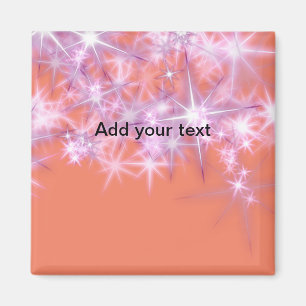 Íman Brilho estrelas simples céu azul adicione seu text