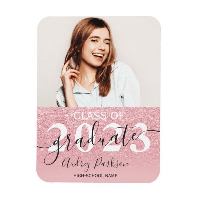 Íman Brilho rosa brilha brilha ombreza (Vertical)