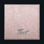 Íman brilho rosa de ouro elegante<br><div class="desc">Design de minimalista,  moderno e na moda,  representando um brilho sujo de ouro rosa. Esta impressão bela e feminina,  com seu efeito simples,  mas espantoso,  é perfeita para as jovens mulheres contemporâneas. Imprima com um dom único e elegante ou apenas se trate.</div>