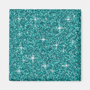 Íman Brilho teal iridescente