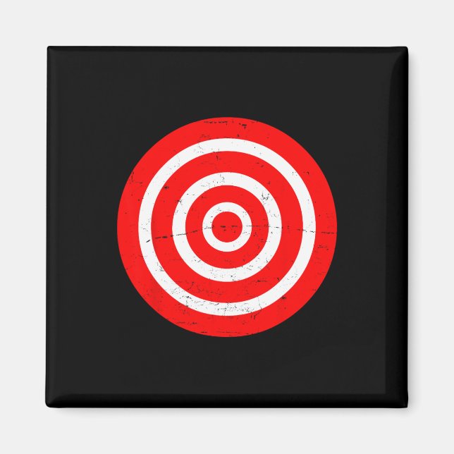 Íman Brincadeira Bullseye Target Bulls Brincadeira Olho (Frente)