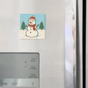 Íman Brincadeira de Neve Fora de Natal