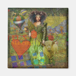 Íman Brincadeiras de pintura de trabalho de arte de pin