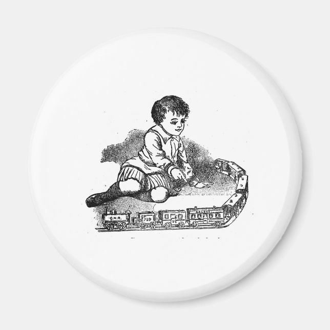 Íman Brincando Com O Comboio (Frente)