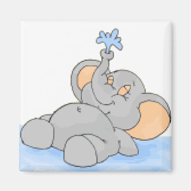 Íman Brincando na Água (Frente)