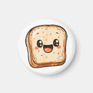 Íman Brinde de Sorriso de Pedra de Pão Feliz
