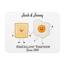 Íman Brinde Feliz, Engraçado, Eggcelente Juntos
