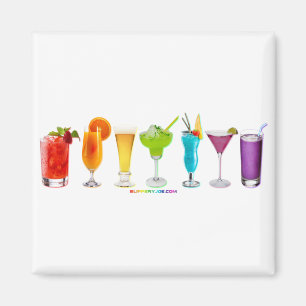 Íman Brindes de SlipperyJoe's Cheers bebida álcool coqu