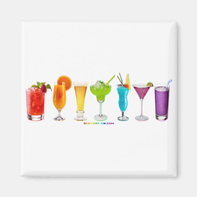 Íman Brindes de SlipperyJoe's Cheers bebida álcool coqu (Frente)