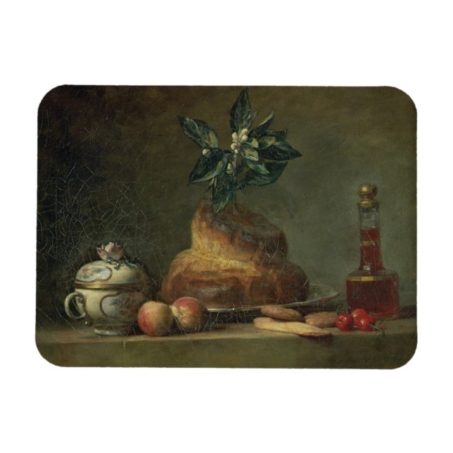 Íman Brioche ou The Dessert, 1763 (óleo na canvas) (Horizontal)