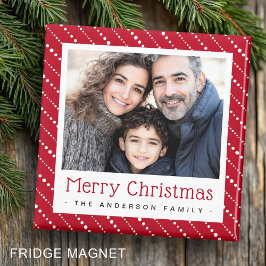 Íman Brisas pontilhadas bonitas, alegre foto vermelha d