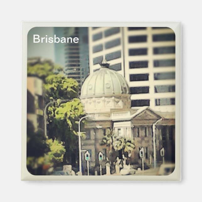 Íman Brisbane - Alfândegas House Magnets (Frente)