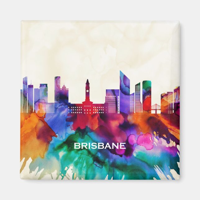 Íman Brisbane Skyline (Frente)