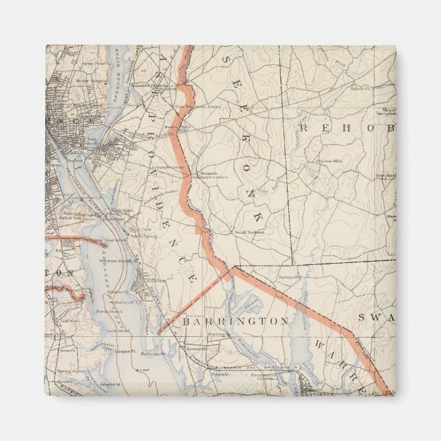 Íman Bristol Country, Rhode Island (Frente)