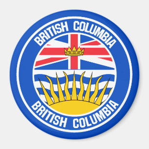 Íman British Columbia Round Emblem