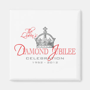 Íman British Diamond Jubilee - Royal Souvenir