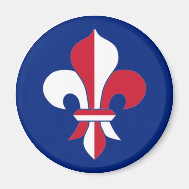 Íman British Fleur-de-Lis Magnet (Frente)