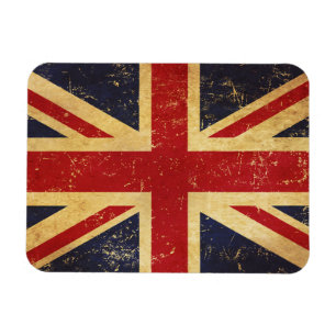 Íman British Union Jack Flag Vintage