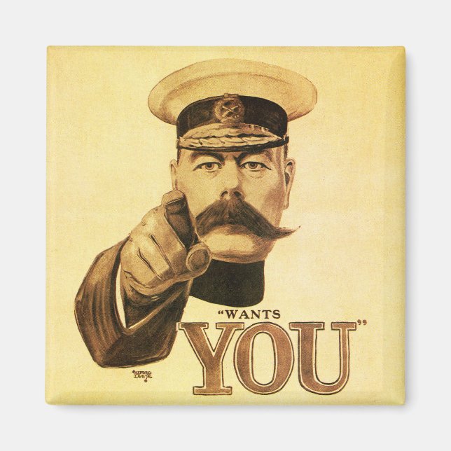 Íman Britons Quer Você, Lorde Kitchener (Frente)