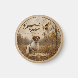 Íman Brittany Spaniel e narceja 