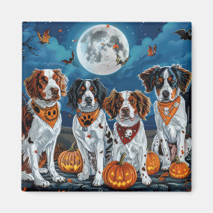 Íman Brittany Spaniel Halloween Spooky