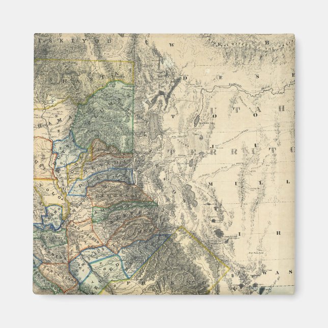 Íman Britton e Rey's Map da Califórnia (Frente)
