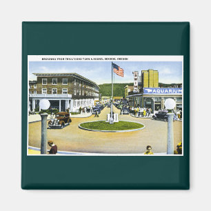 Íman Broadway da rotação do fim da fuga, beira-mar, O