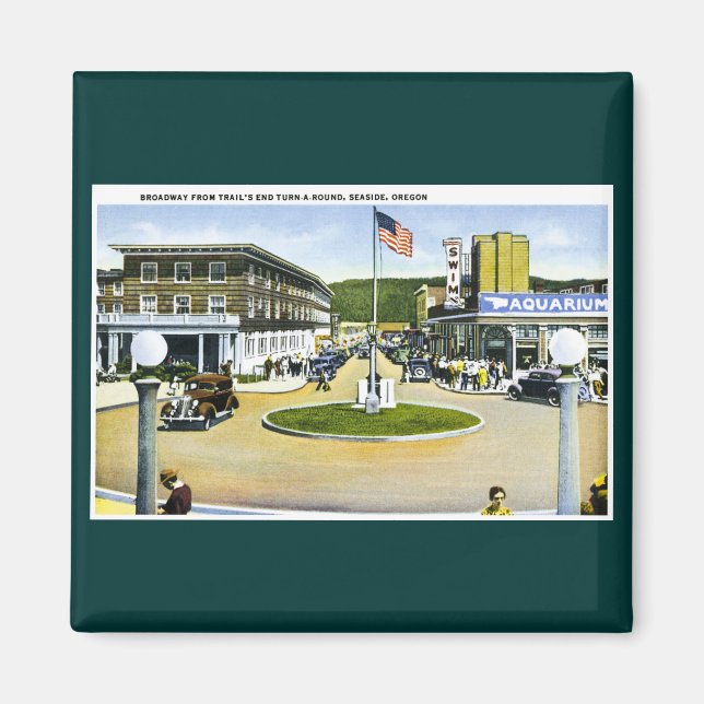 Íman Broadway from End Turn-A-Round, Seaside,OR (Frente)