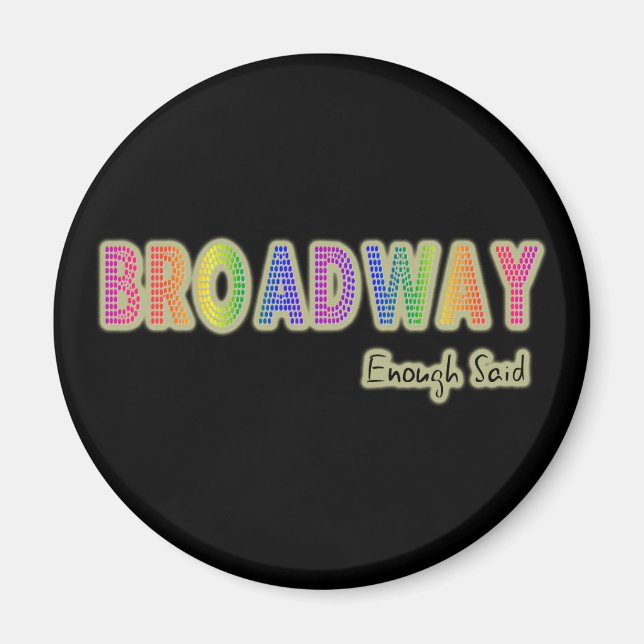 Íman Broadway Suficiente Said Magnet (Frente)