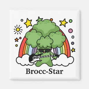 Íman Broccoli verde Brocc, Rock Star