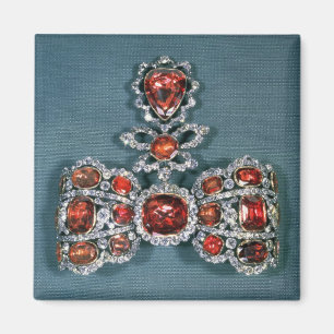 Íman Broche do arco ajustado com brilhante