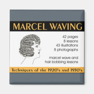 Íman Brochura da instrução do design do cabelo do