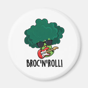 Íman Brock E Roll Funny Veggie Broccoli Pun