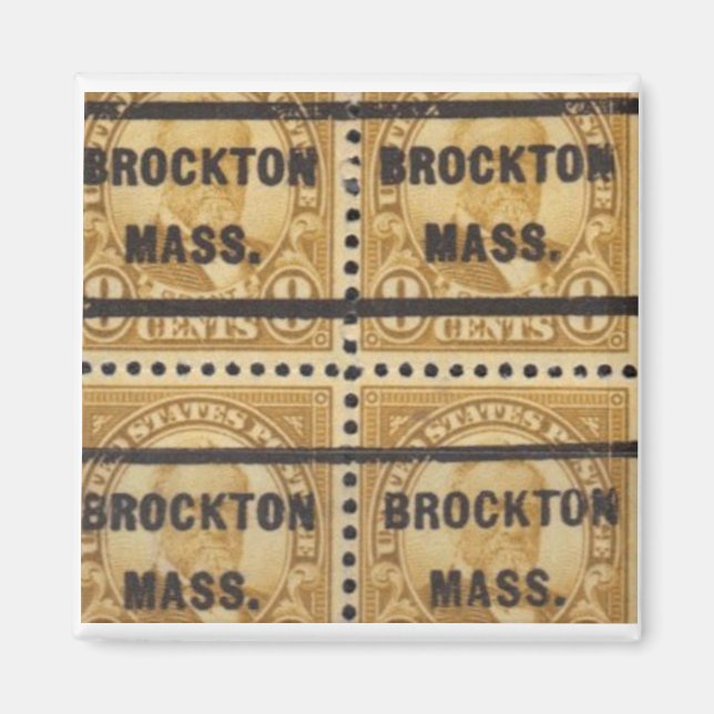 Íman Brockton Stamp Magnet 1 (Frente)