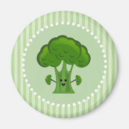 Íman Brócolis Verde Feliz
