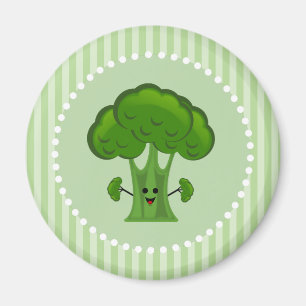 Íman Brócolis Verde Feliz