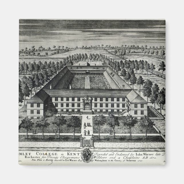 Íman Bromley College em Kent (Frente)