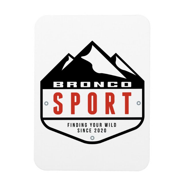 Íman Bronco Sport forum shield logo n.º 2 (Vertical)