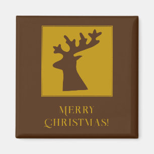 Íman Bronze Personalizado de Cabeça de Rebelde de Natal