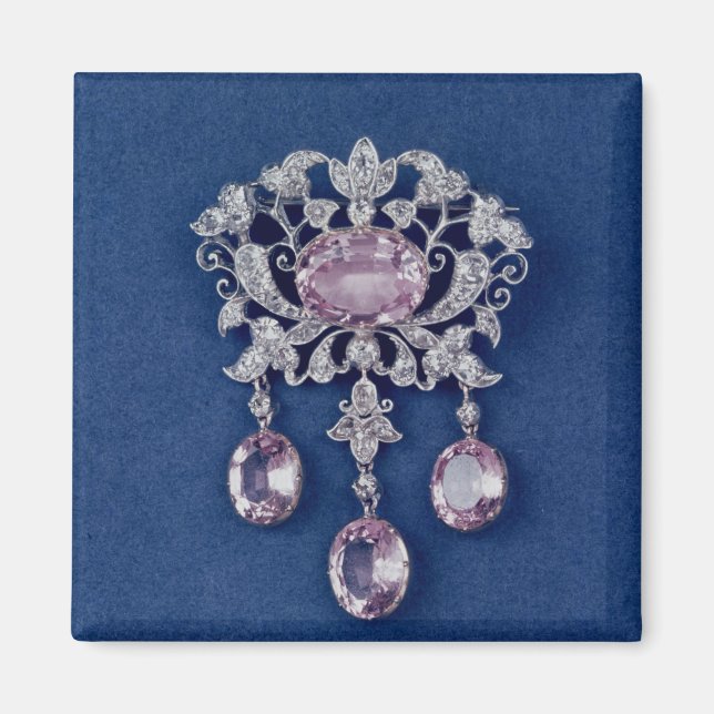 Íman Brooch em forma de flor, c.1780 (Frente)