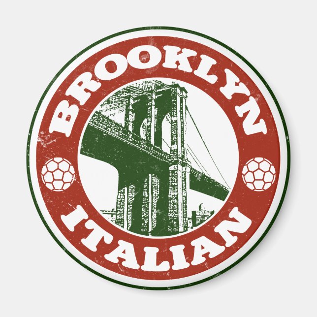 Íman Brooklyn New York - Italianos (Frente)