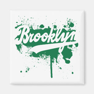 Íman Brooklyn pintou o ímã verde