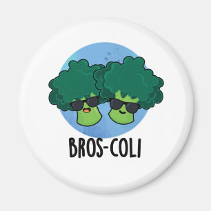 Íman Bros-coli Cute Veggie Broccoli Pun