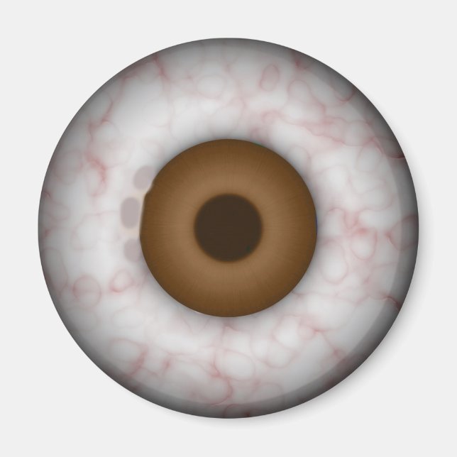 Íman Brown Iris Eyeball Magnet (Frente)