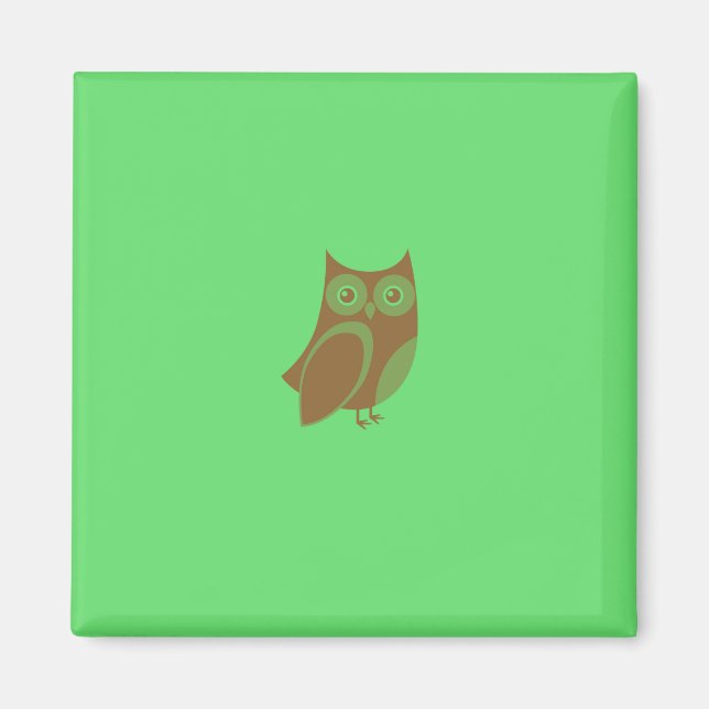 Íman Brown Owl Magnet (Frente)